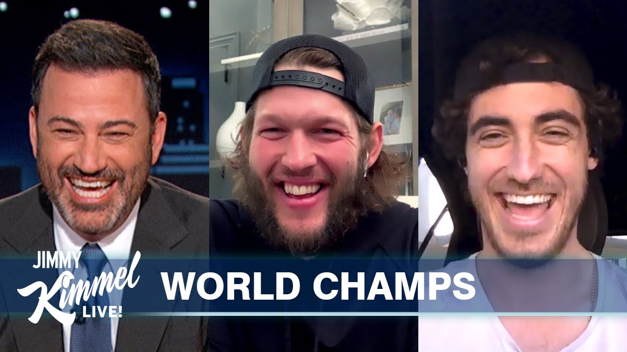 Clayton Kershaw & Cody Bellinger on Dodgers World Series Win