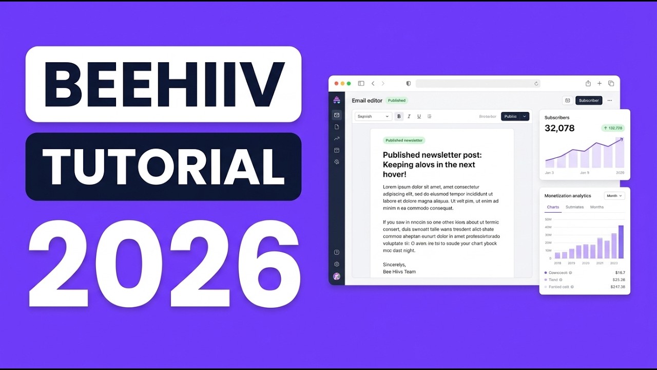 Учебное пособие Beehiiv 2026 &mdash; Как создать рассылку и зарабатывать деньги