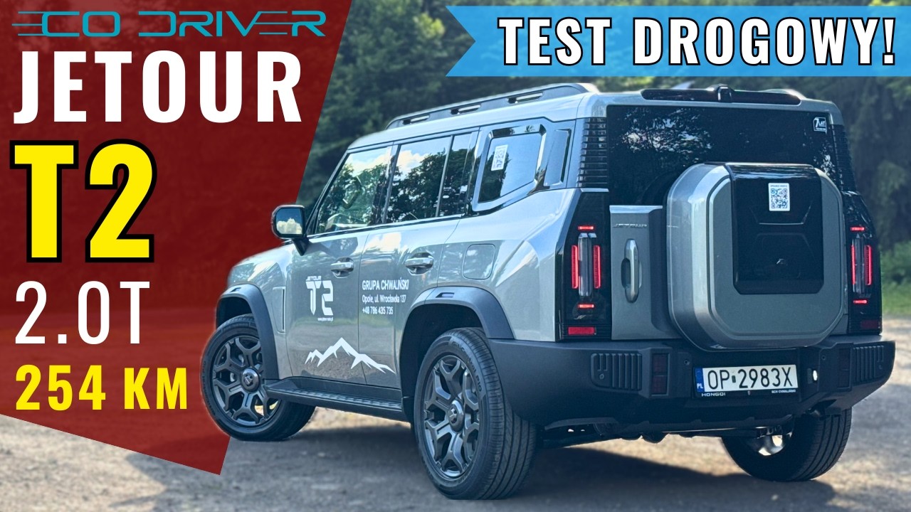 Jetour T2 2026 - TEST PL [2/2 Jazda, osiągi, spalanie, asystenci, 0-100 km/h] 2.0 Turbo 254 KM 4WD