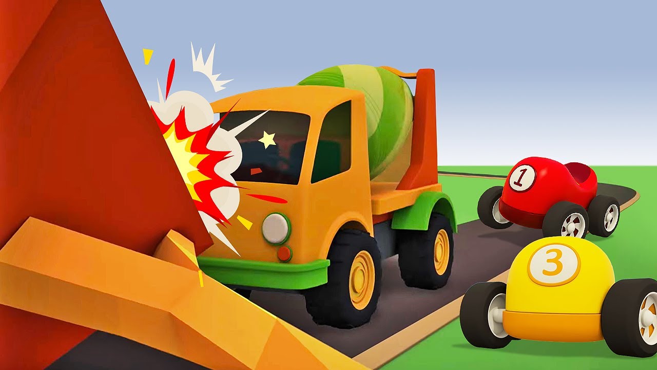 The cement mixer needs help! Helper cars for kids & Car cartoons for kids. Animation Full Episodes