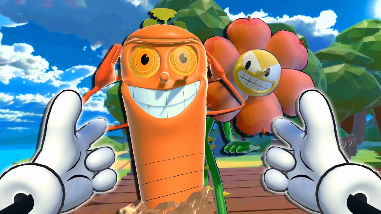 Cuphead PRO plays in VR...