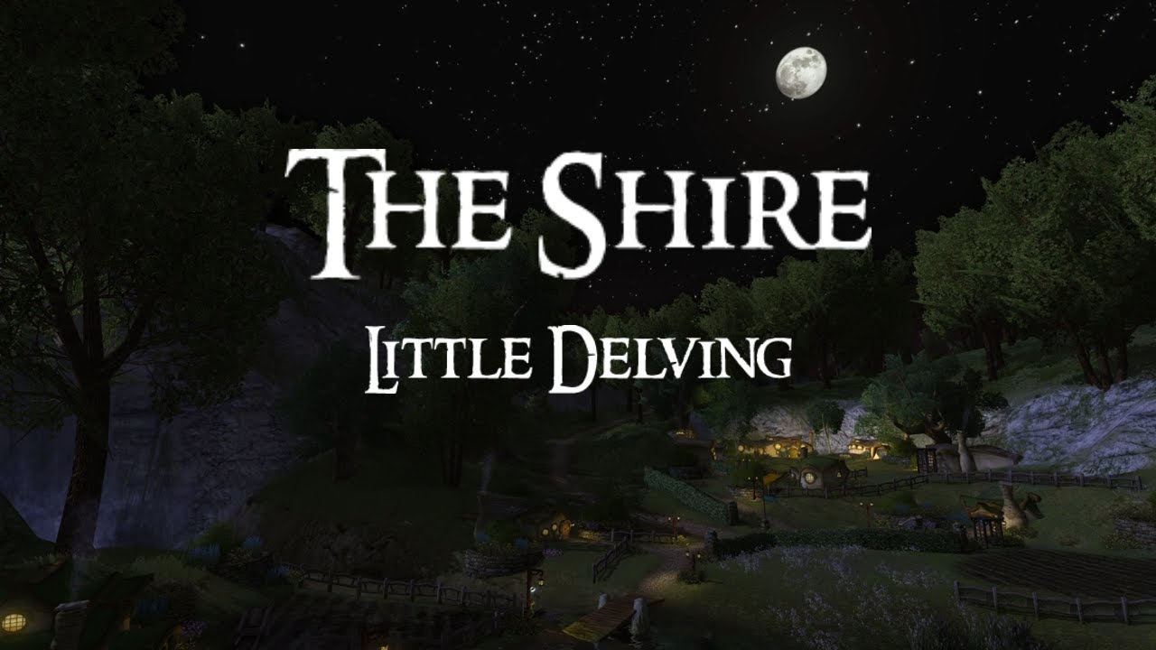 LOTRO | SHIRE | Little Delving | Music & Ambience | 1 Hour