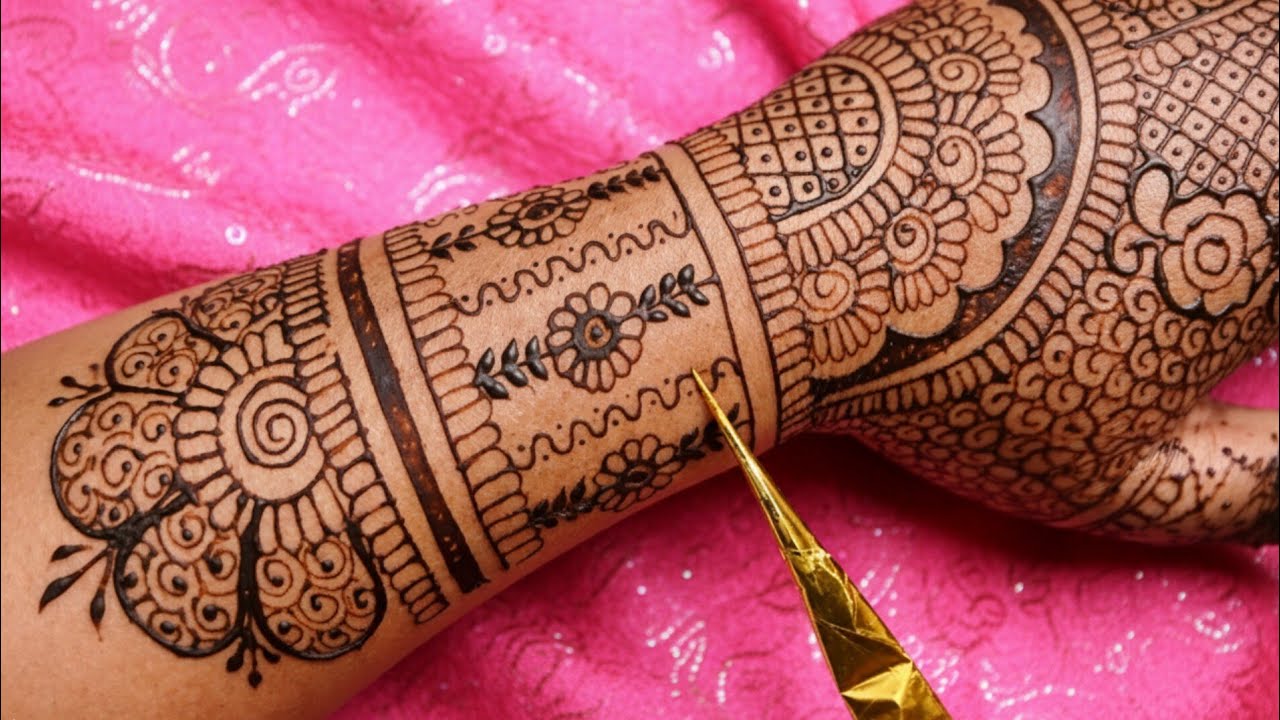 Very Easy Simple Mehndi Design l|New Mehndi Design For back Hand||Mehndi Design #yt #mehndi 