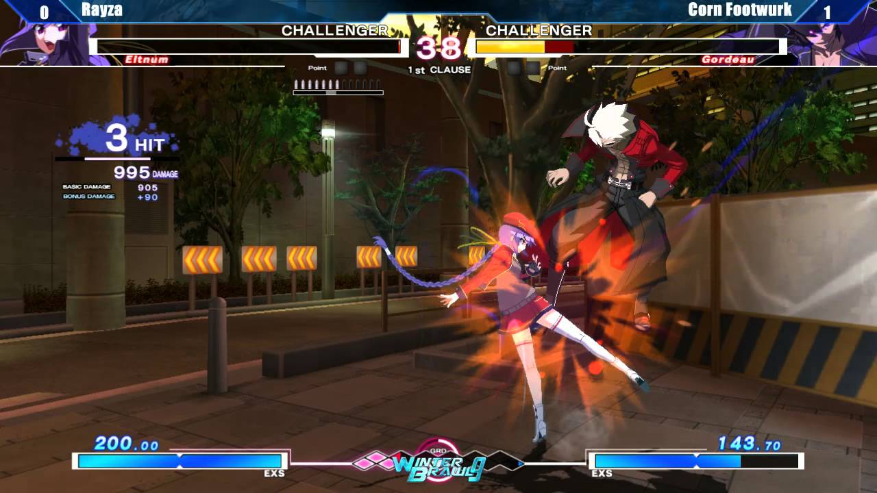 UNIEL Top 8 @ Winter Brawl 9 - Rayza (Eltnum) vs CORN Footwurk (Gordeau) [720p/60fps]