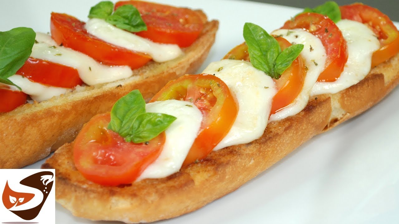 Insalata Caprese, aromatizzata con olio al basilico - Antipasti veloci