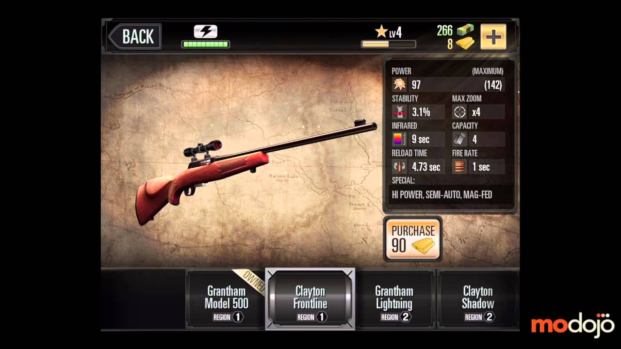 Deer Hunter 2014 Walkthrough: Hunter Series (iPhone/iPad) Weapon Shop