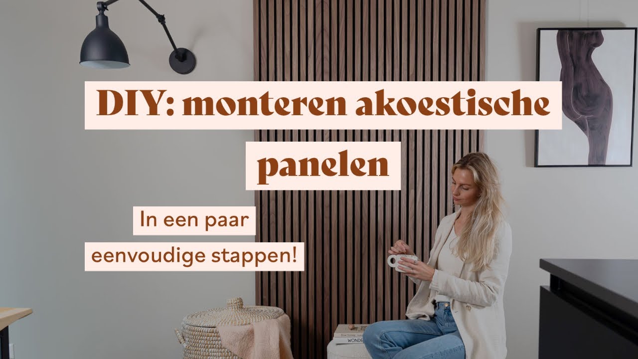 DIY: Akoestische panelen monteren