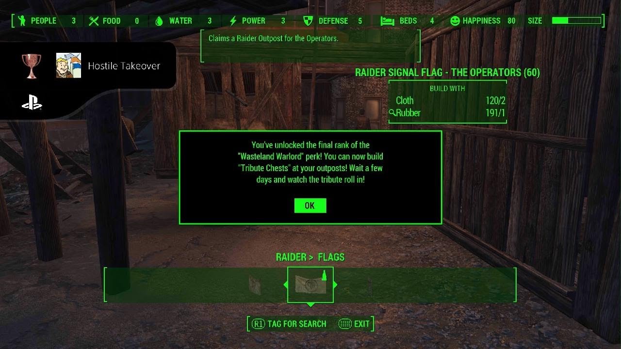 Fallout 4 Hostile Takeover Trophy
