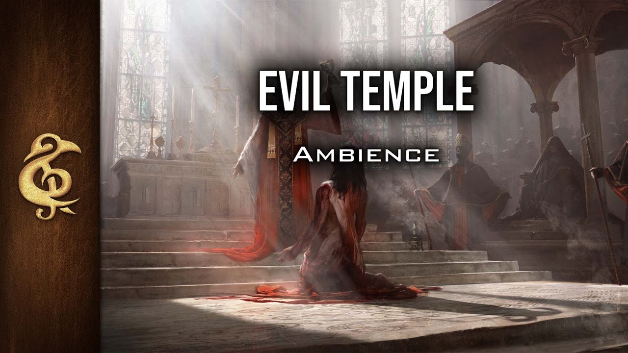 Evil Temple | Dark Ambience | 1 Hour #dnd