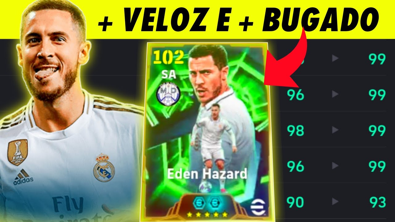 Como BUGAR o HAZARD GRÁTIS e fazer a MELHOR FICHA no efootball 2026 mobile