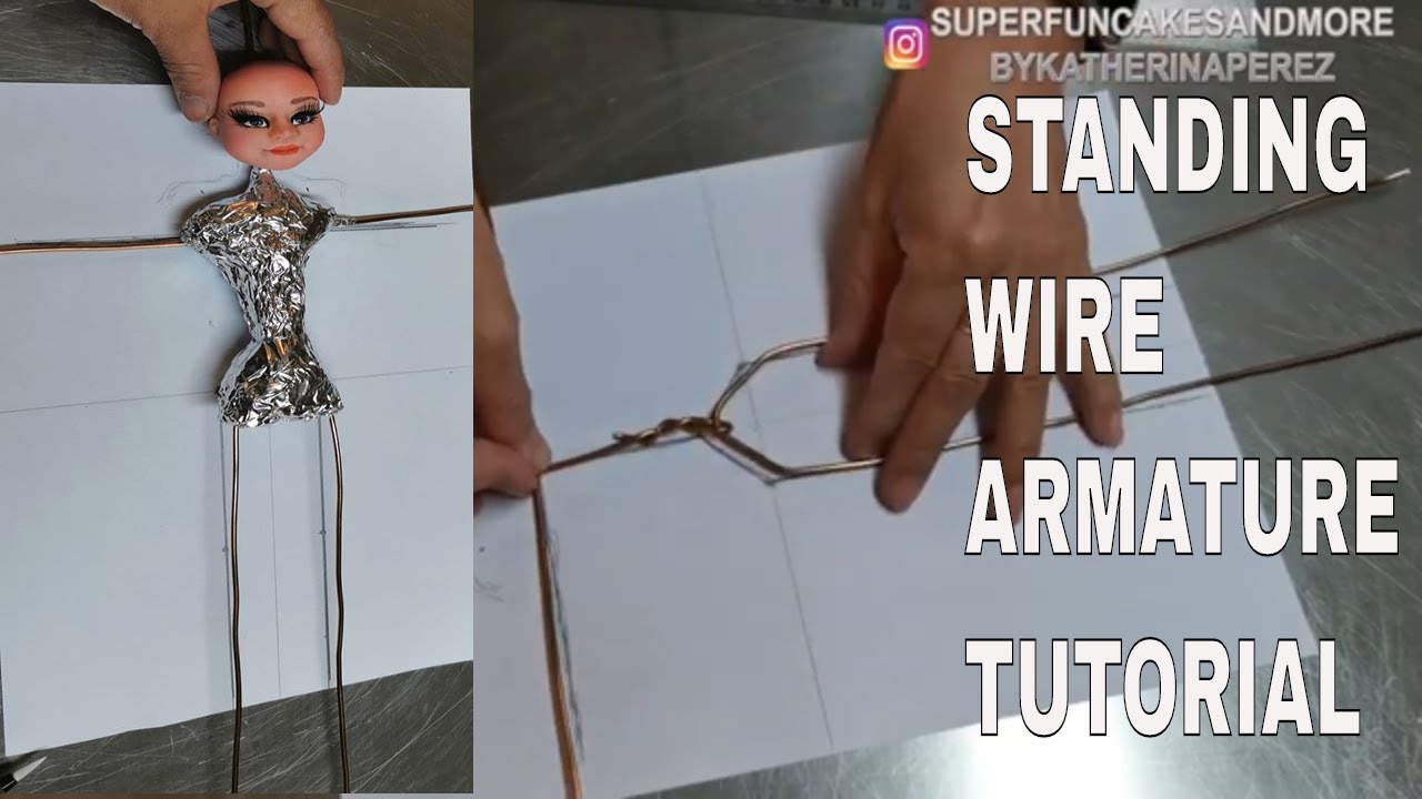 STANDING TOPPER ARMATURE   COLD PORCELAIN