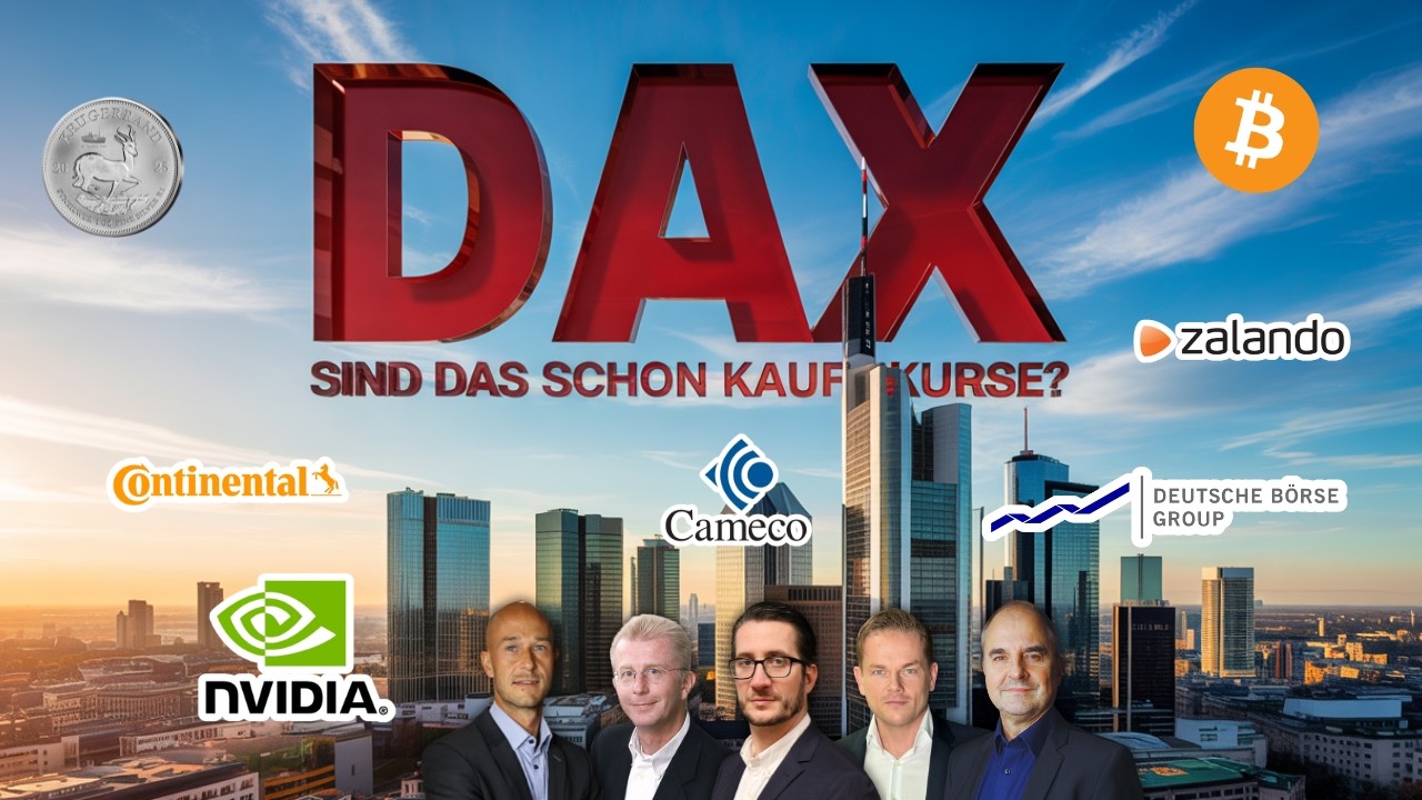 DAX mehr als 1000 Punkte runter! SGL, EURUSD, Silber, &Ouml;l, Nvidia, Hapag-Lloyd, Puma, Conti, BTC