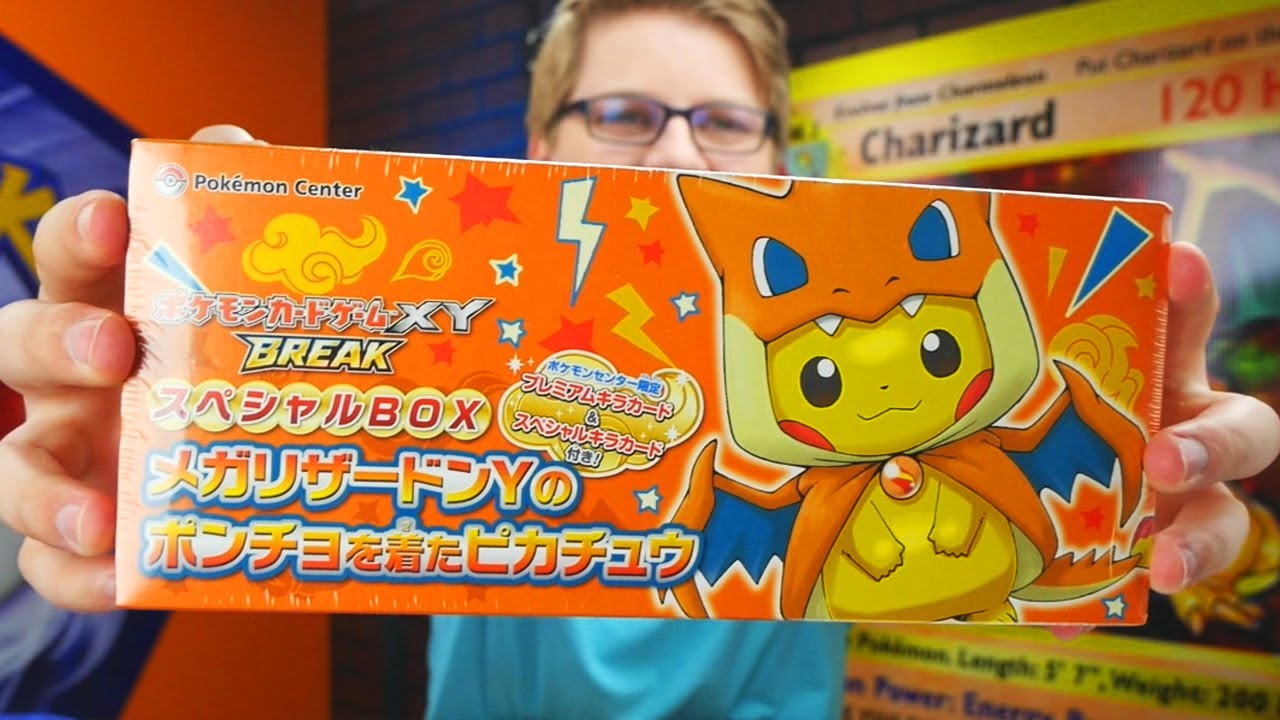 Opening A Mega Charizard Y Pikachu Cosplay Box