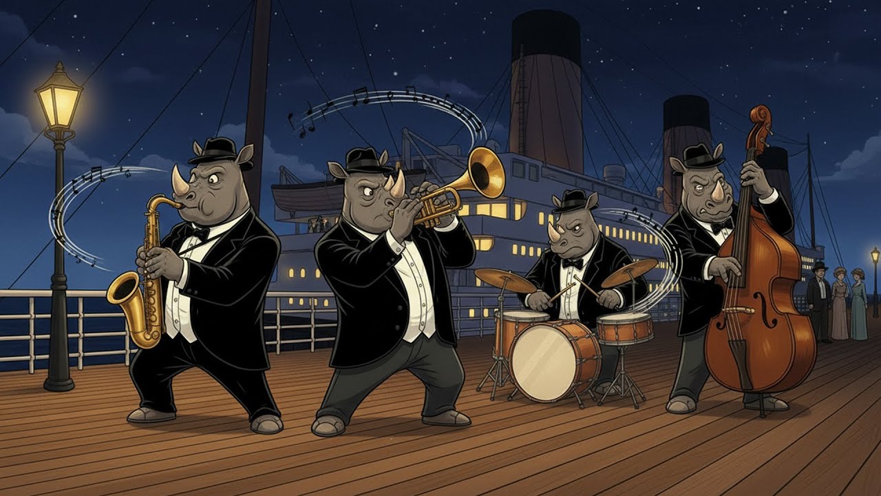 Rhino Jazz Band Live on the Titanic 🎷🛳️ | Elegant Night Performance