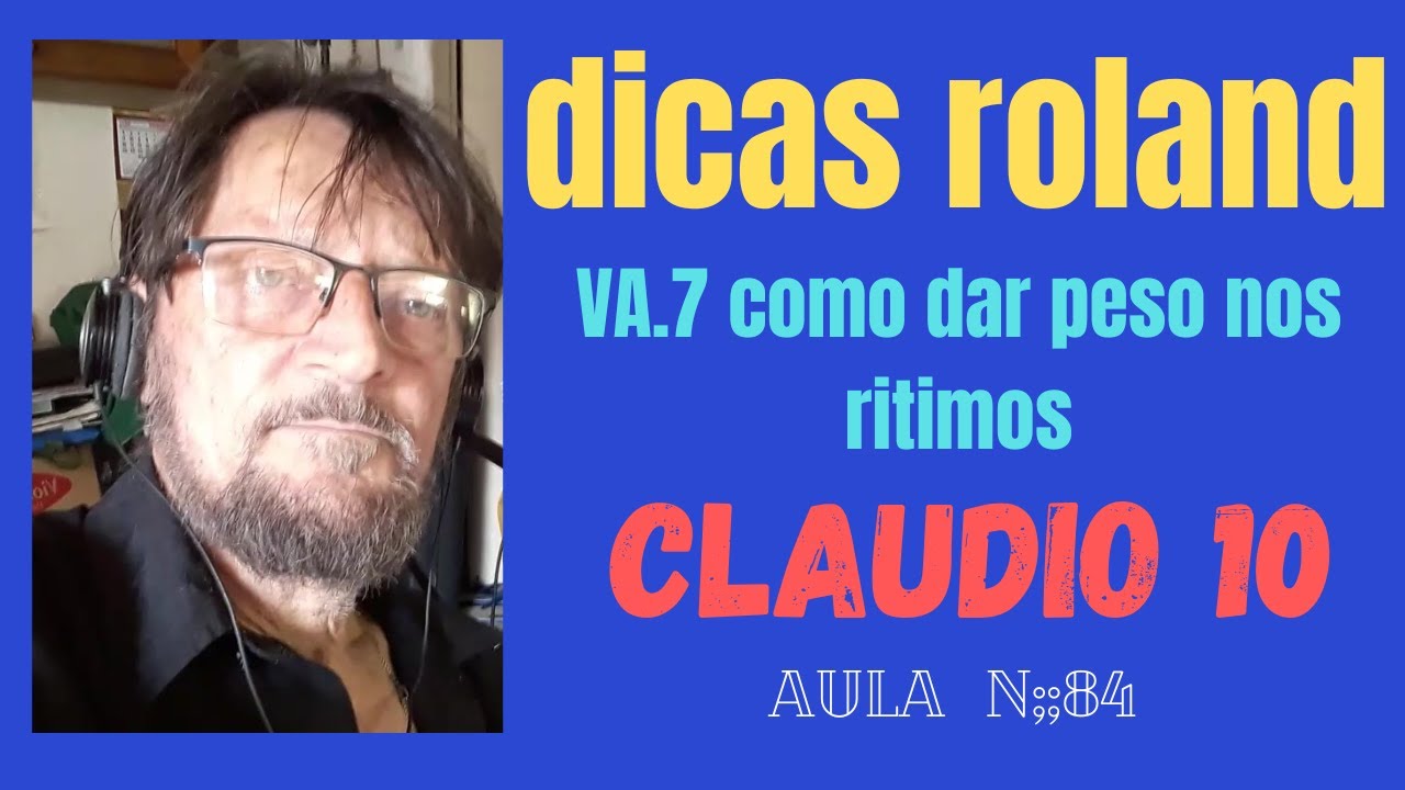 DICAS ROLAND VA.7 COMO DAR MAIS PESO NOS RITIMOS SEM SAMPLES                   NO  VA.7 ..OK ...
