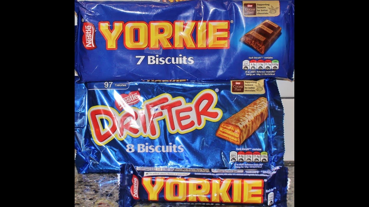 Nestle: Yorkie Biscuits, Drifter Biscuits & Yorkie Original Review