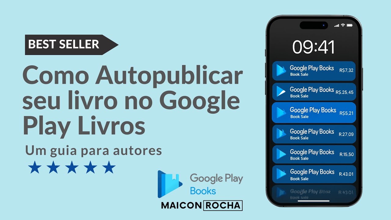 Como Autopublicar seu livro no Google Play Livros - com Maicon Rocha