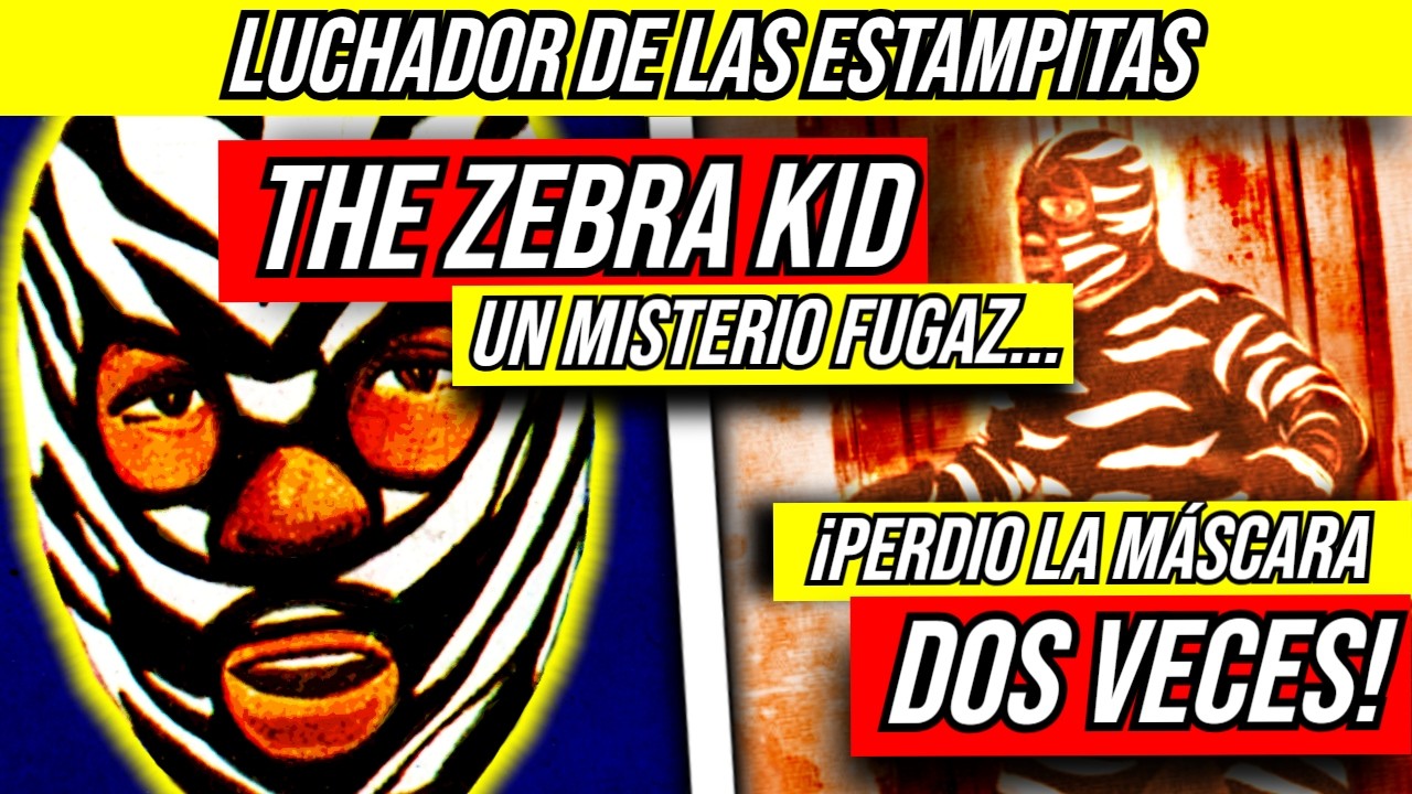 Perdió su Máscara 2 Veces en 24 Horas: La HISTORIA de The Zebra Kid