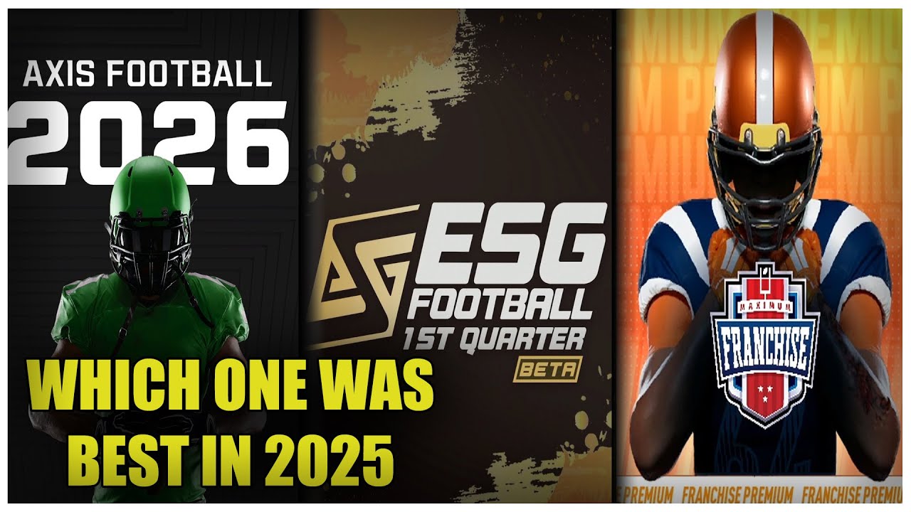 Axis 26 Football против Maximum Football против ESG Football | Какая игра выйдет в 2025 году?