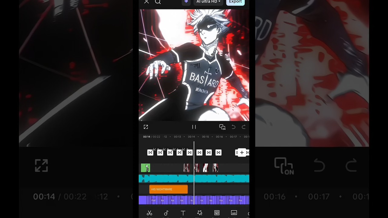 Isagi Nightmare | Manga Edit In Capcut #capcut #tutorial