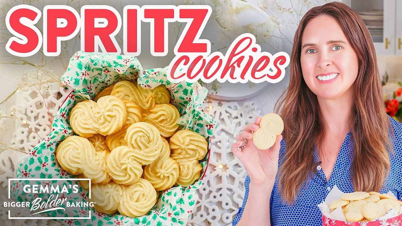 Easy Spritz Cookies Recipe 🍪