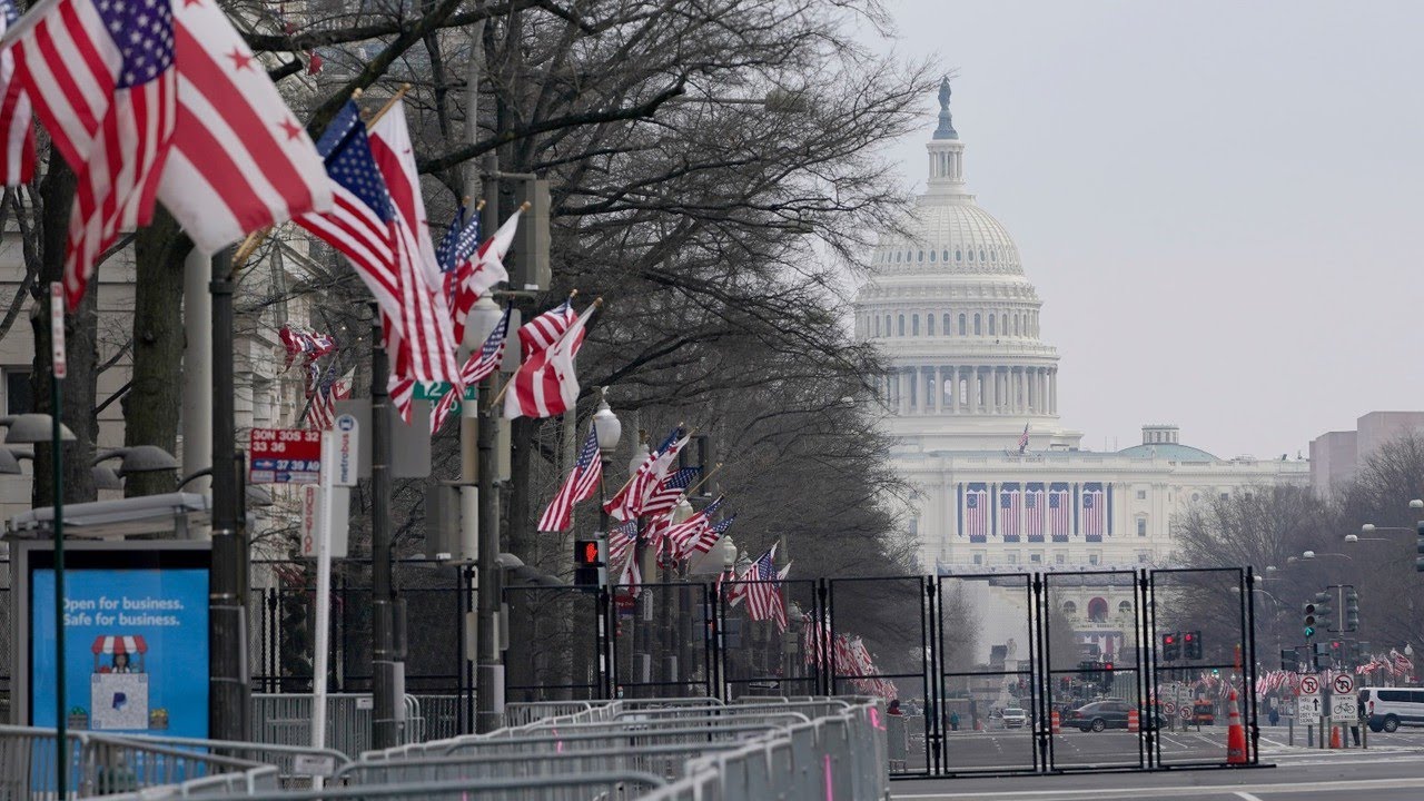 National Mall in Washington DC closed to the public ahead of Biden's inauguration