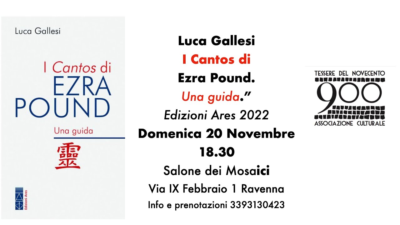 Guida ai Cantos di Ezra Pound di Luca Gallesi