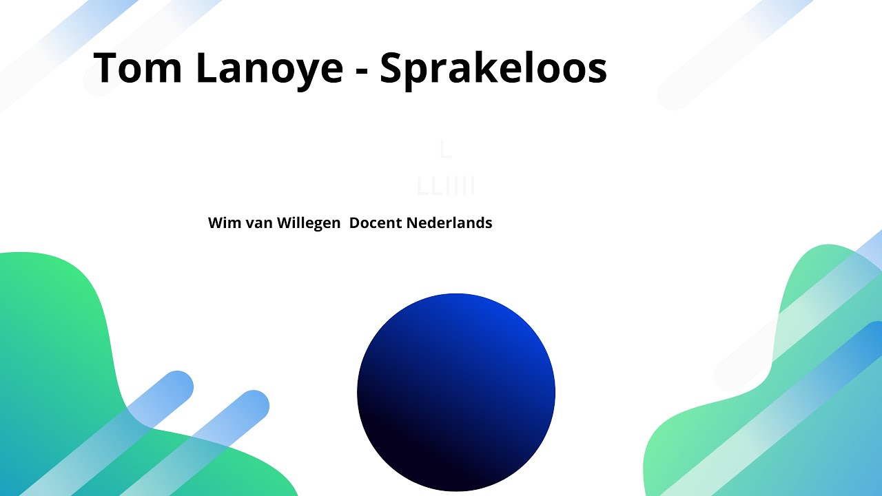 Tom Lanoye - Sprakeloos