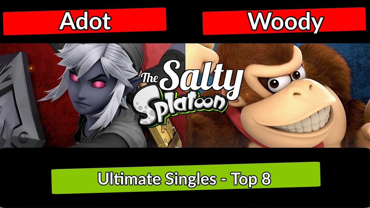 The Salty Splatoon 25 - Adot (Link) vs Woody (Donkey Kong) | Smash ultimate ssbu