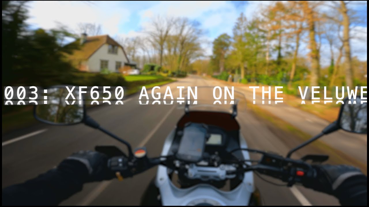XF650 Again on the Veluwe