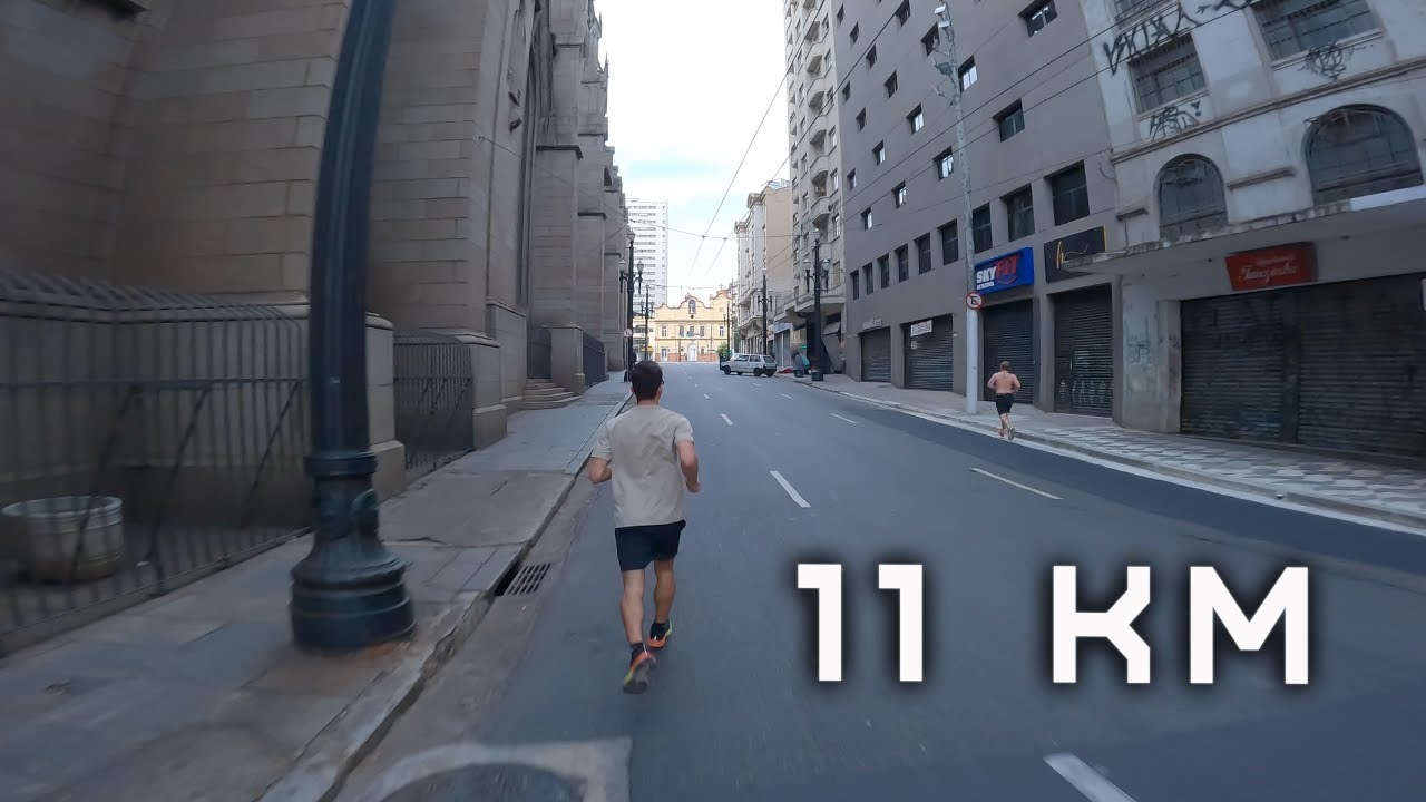 Corri 11km do Centro de São Paulo / até a Av Paes de Barros na Mooca! 🏃‍♂️🔥