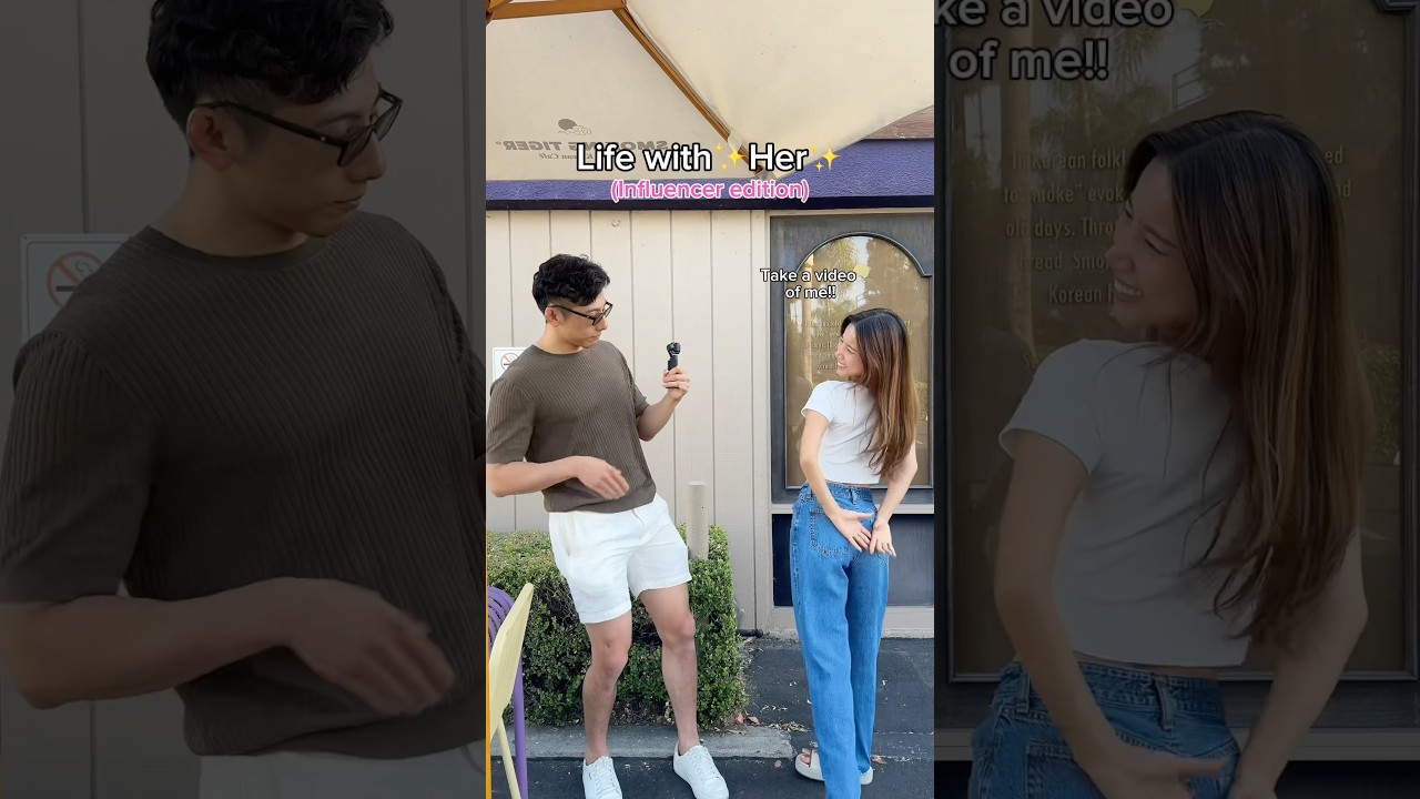 What's it like dating an influencer? ￼😂 #dating #couple #funnyvideo