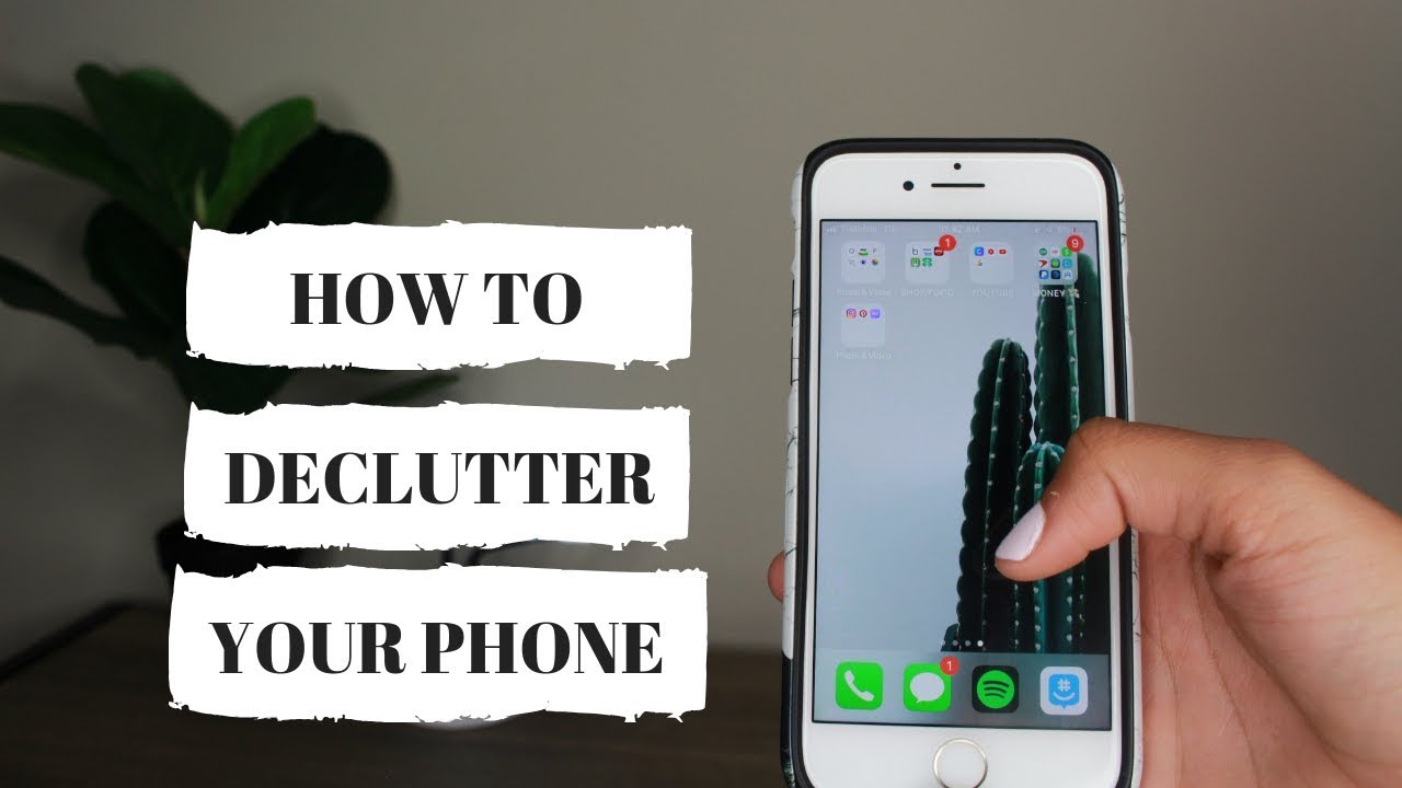 DECLUTTER YOUR PHONE ✨📱| Minimalist Tips & Organization