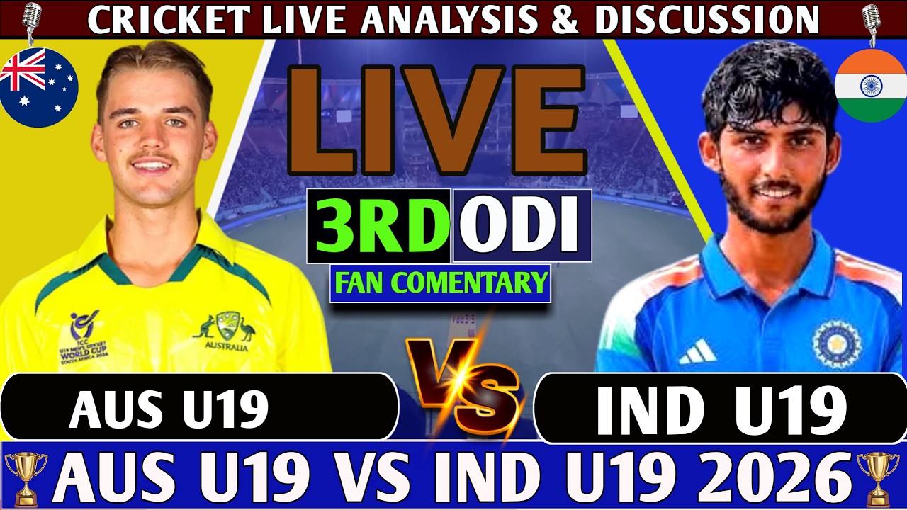 AUS U19 vs IND U19 3rd Odi !Australia-U19 VS India-19 3rd Match Analysis Score & Discussion