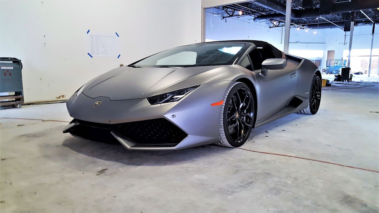 Lamborghini Huracan First Supercar Inside New Home of Prestige Imports Miami