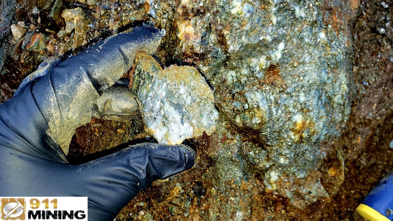 Gold Ore From Mineralized High Grade Gold Quartz Vein!