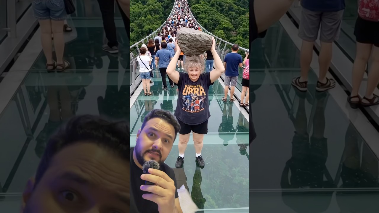 Impressionante esse v&iacute;deo que foi  gerado por intelig&ecirc;ncia artificial!Cr&eacute;ditos: @charmbusters