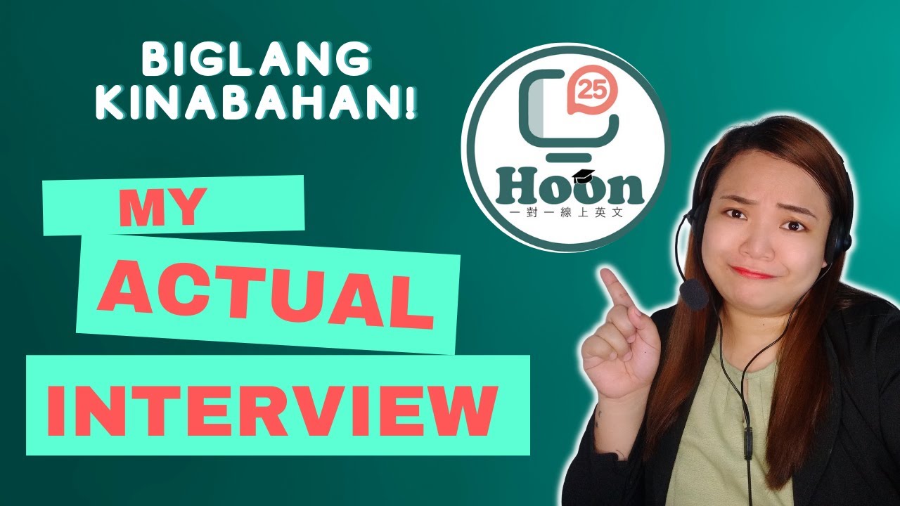 (1) My Actual Interview with 25 Hoon
