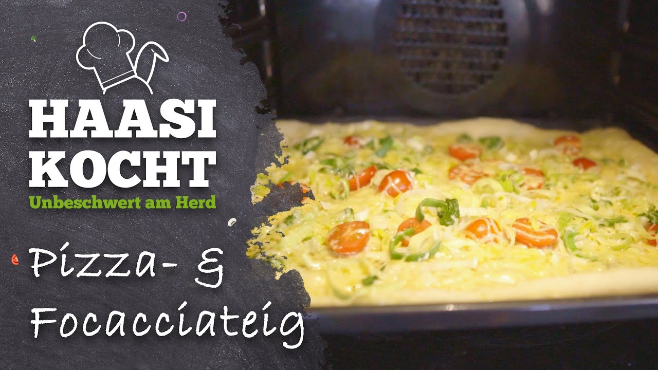 Pizza & Focaccia - Ein Teig zwei Gerichte 🍕 | Unbeschwert am Herd