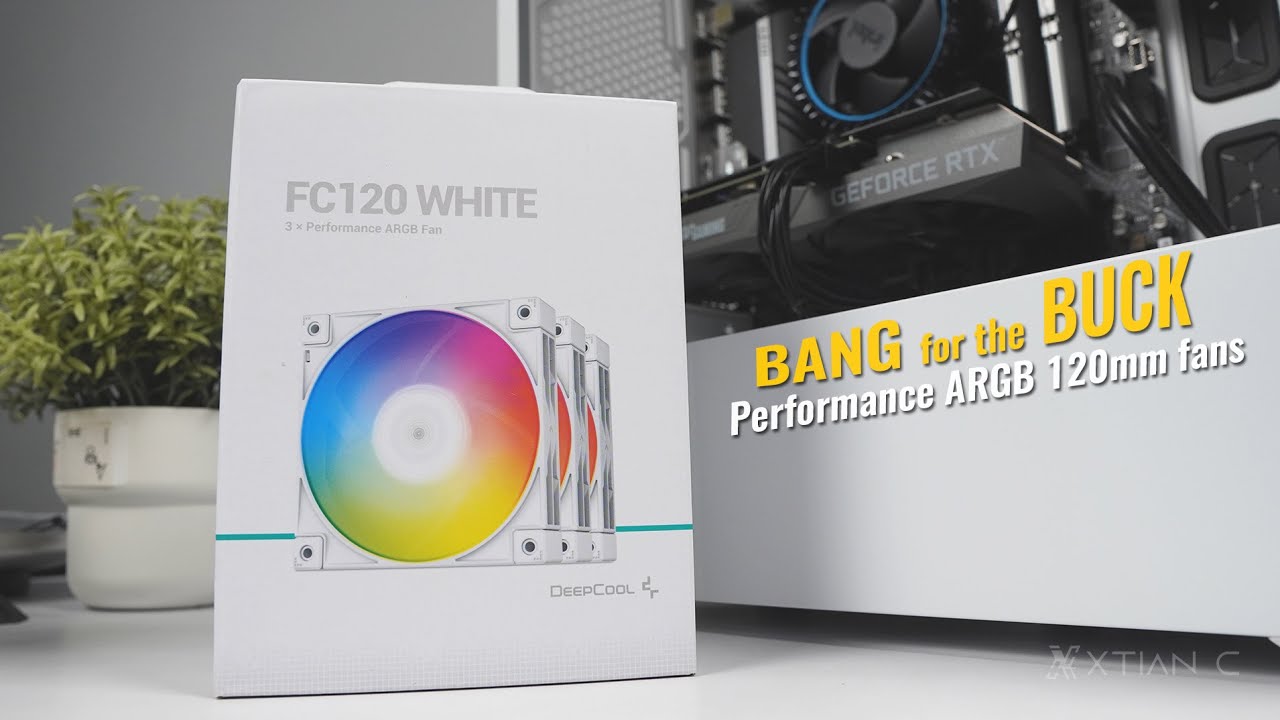DeepCool FC120 3-in-1 Performance ARGB 120mm Fans [White] Unboxing & Installation Guide (Tagalog)