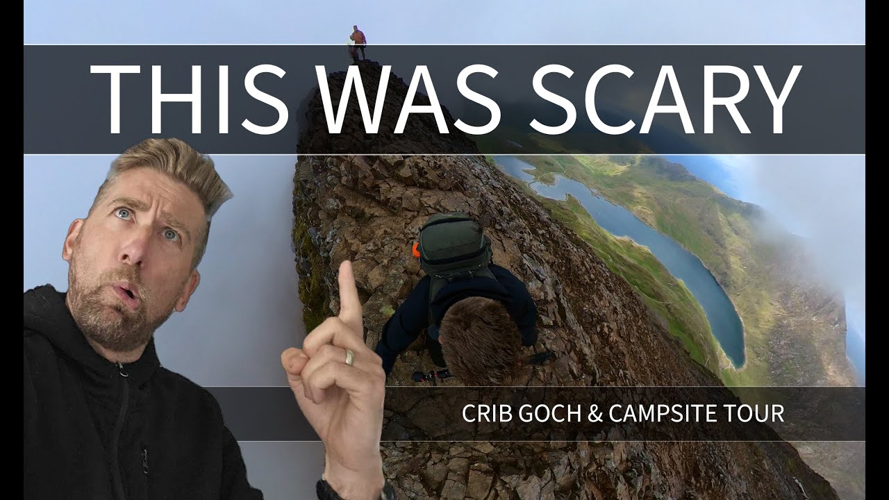 CRIB GOCH - YES ITS SCARY - 360 FOOTAGE +  Campsite Tour and Hike