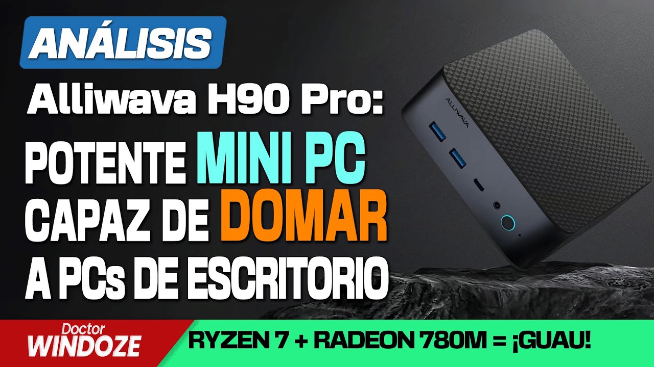 Alliwava H90 Pro: El MINI PC con Ryzen 7 y 32GB RAM capaz de quebrar PCs de escritorio por &iexcl;&iquest;409 &euro;?!