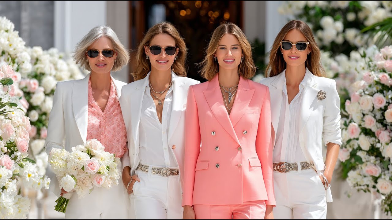 Коллекция Ralph Lauren весна-лето 2026 | Нежные персиковые и белые оттенки – элегантный яркий лет...