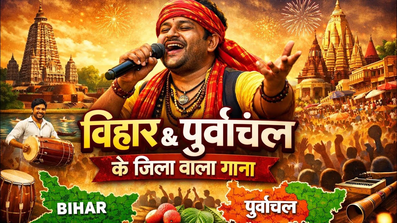 बिहार से पूर्वांचल तक | हर जिला का नाम वाला सुपरहिट गाना