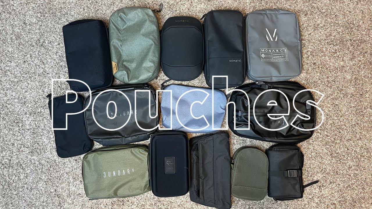 Some of My Favorite Pouches! (Perfect for work/EDC/travel!)