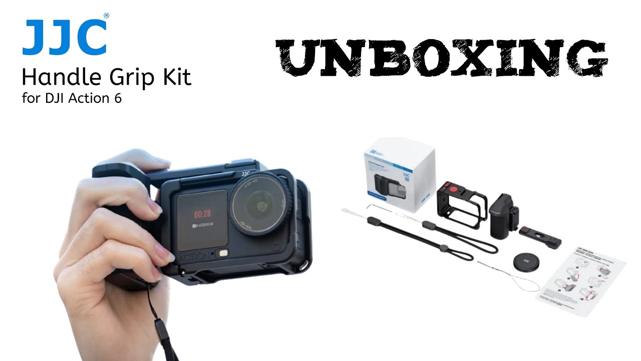 JJC Handle Grip for DJI Action 6 Unboxing