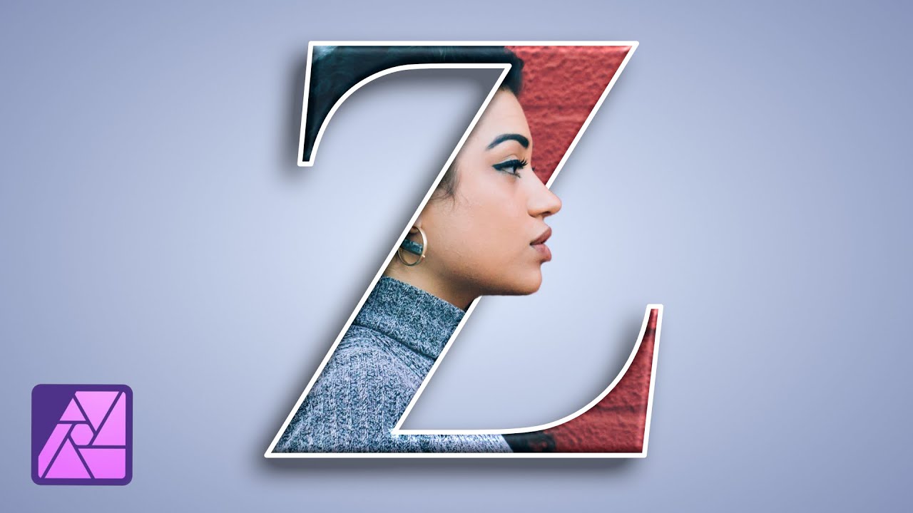 How To Create The Letter Portrait Effect | Affinity Photo