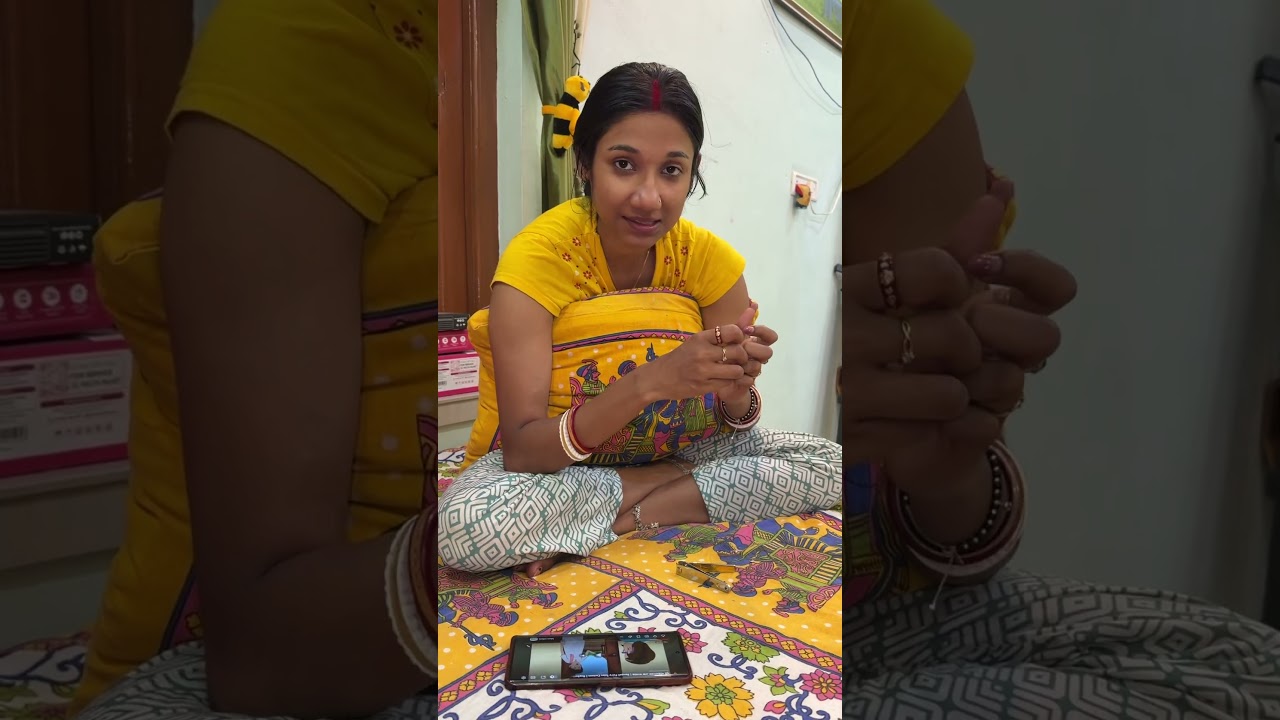নখের জন্য চুল ছিড়ে যাচ্ছে🧿🥹🥰 #shorts #minivlog