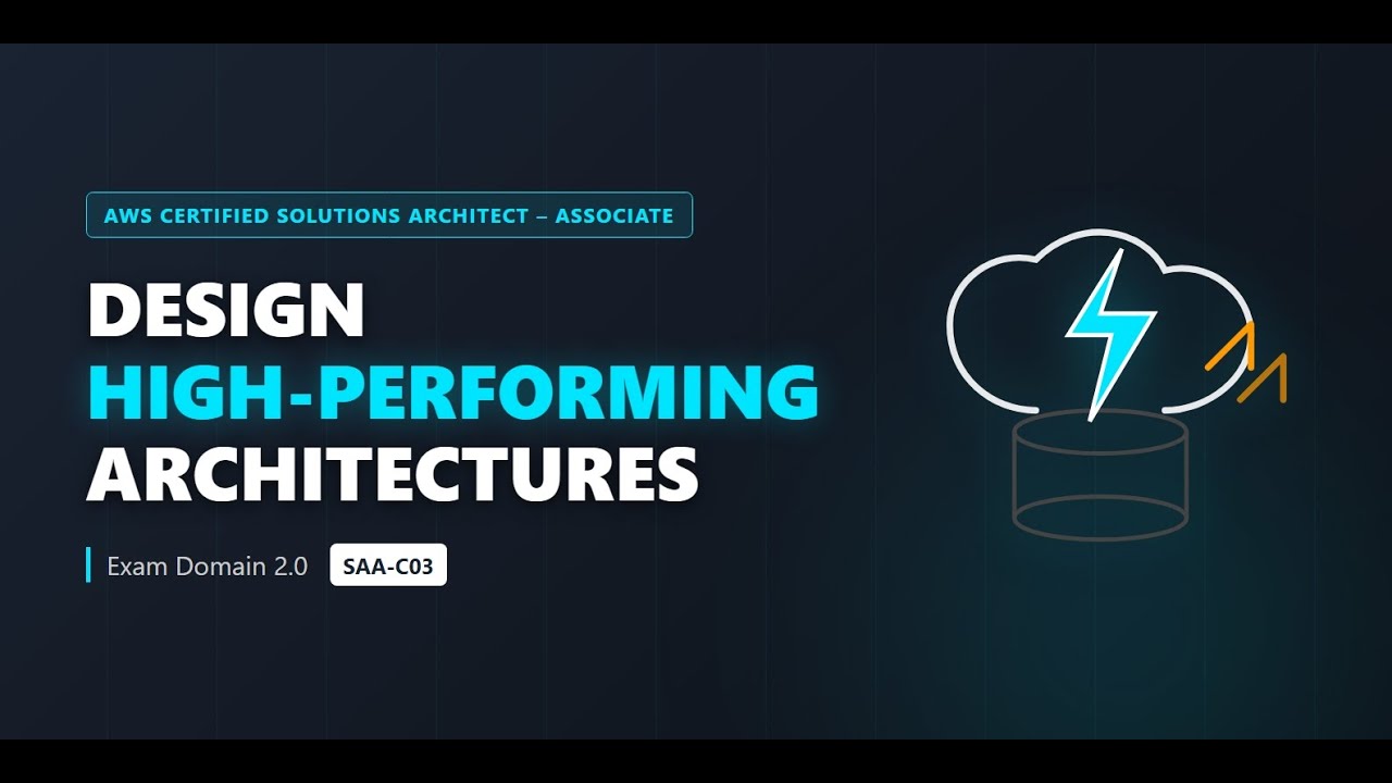 100 Gbps, Millions of IOPS, & Global Scale: AWS High-Performance Design | Exam Domain 2.0 SAA-C03