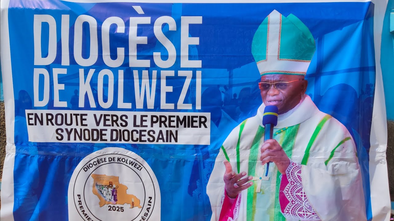 MESSE D'ORDINATION SACERDOTALE CELEBREE PAR MGR RICHARD KAZADI KAMBA AU DOMAINE MARIALE A KOLWEZI